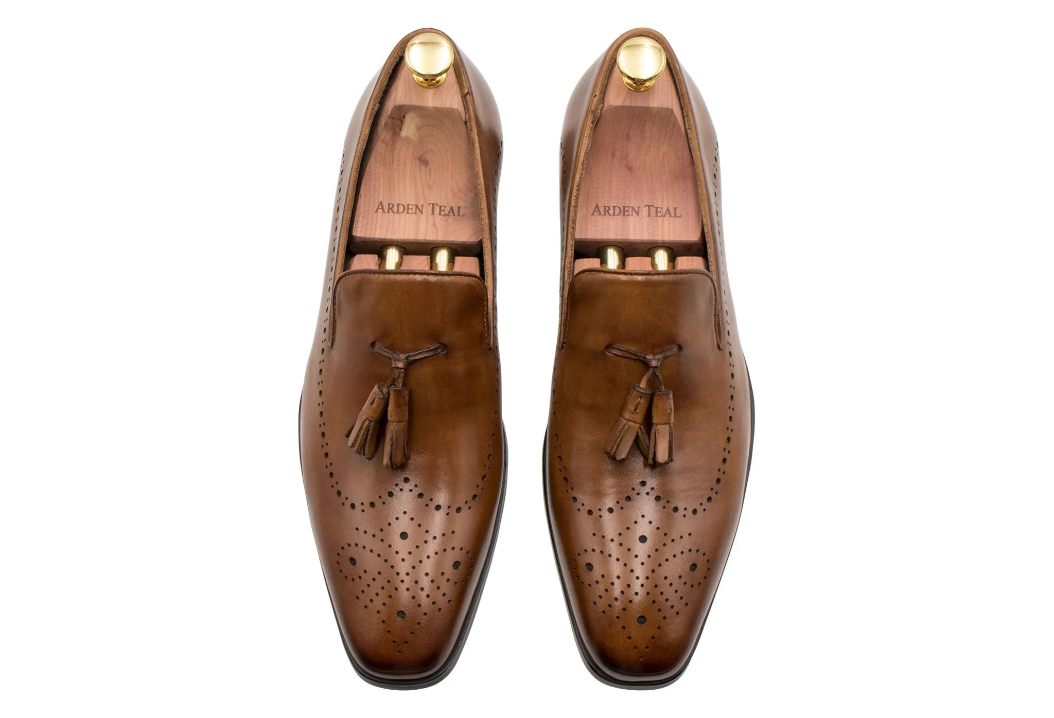 Pergamino Chestnut Tassel Loafer