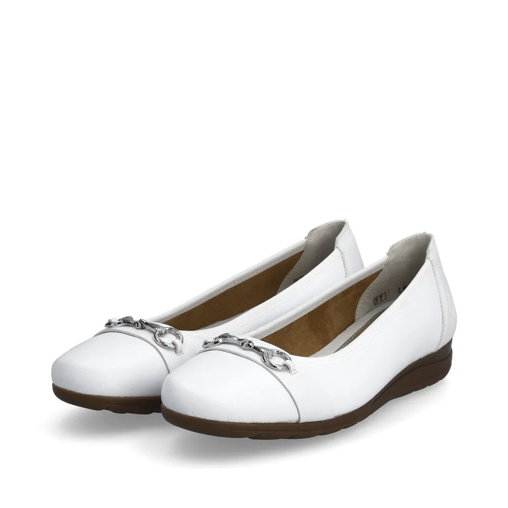 Rieker Womens Shoe L9360-80 White