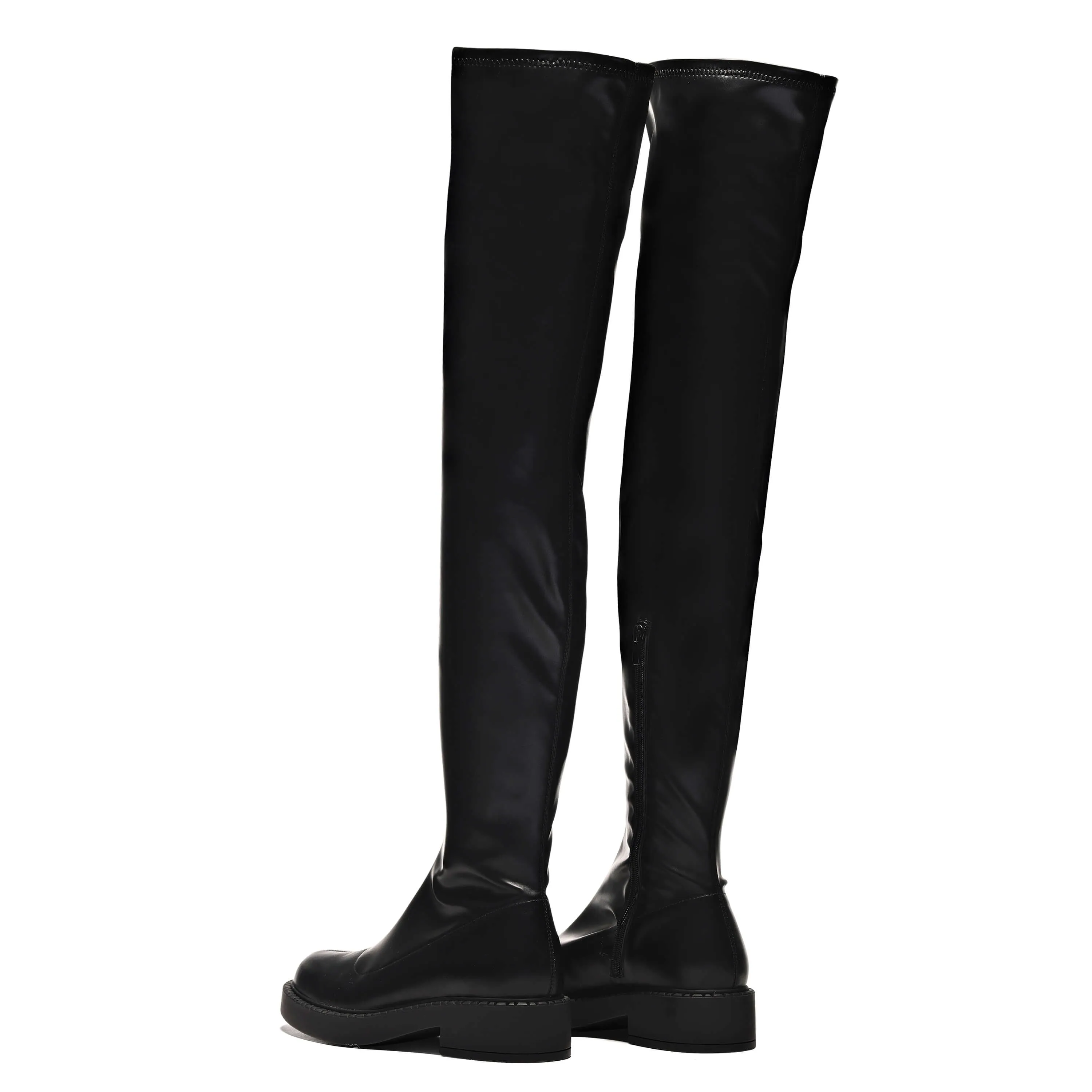 Stylish Commander Plus Size Thigh High Boots