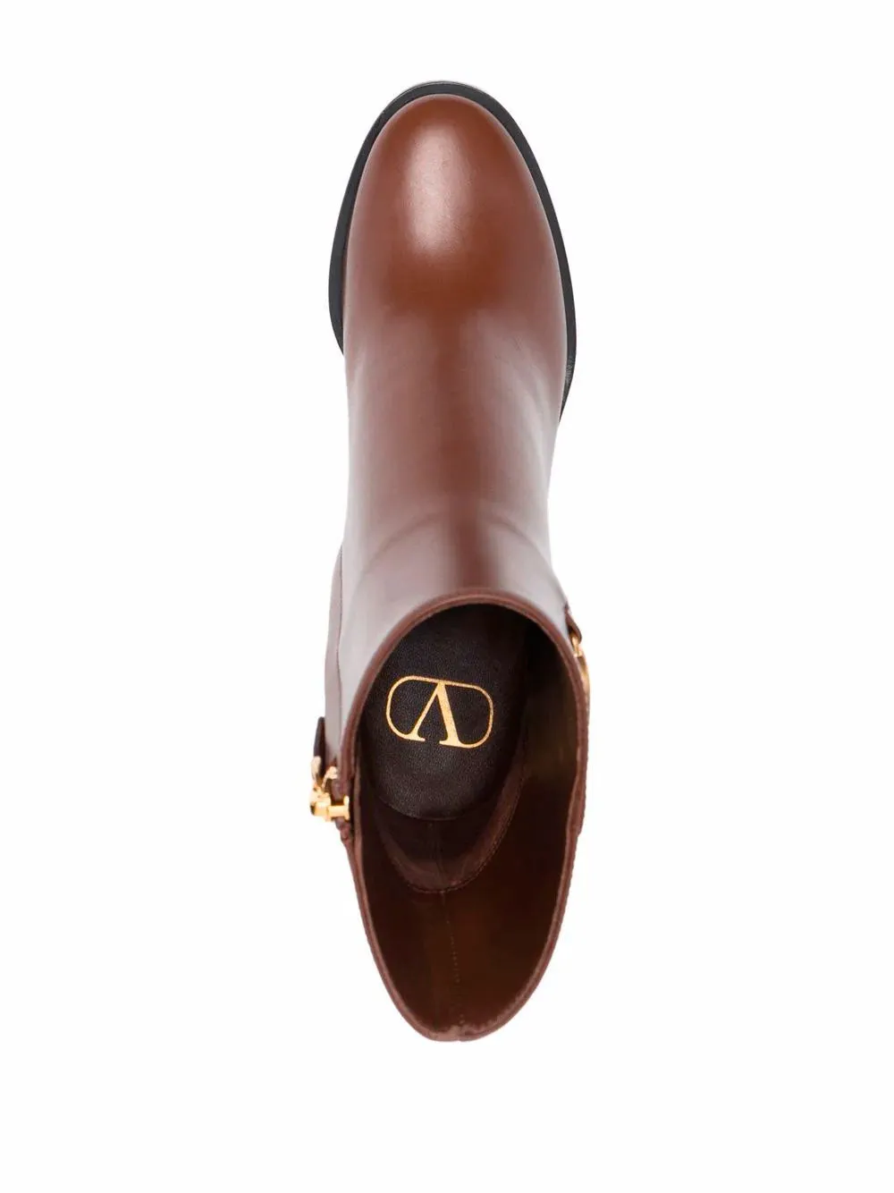 VLogo plaque ankle boots