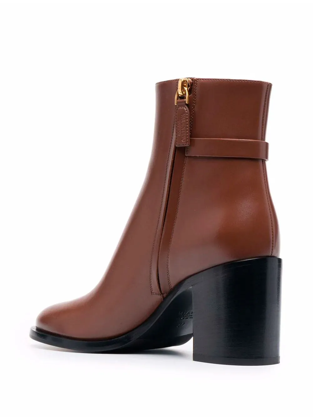 VLogo plaque ankle boots