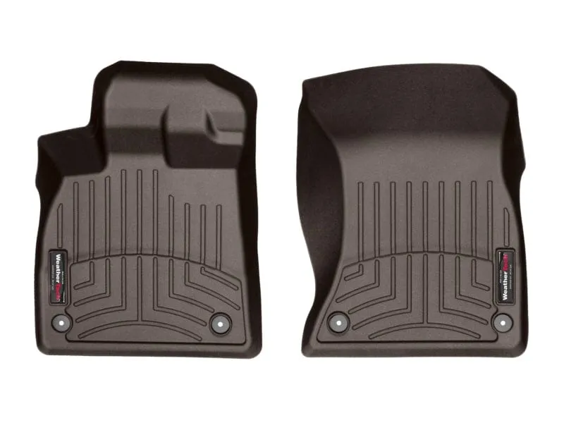 WeatherTech 2018  Audi Q5 Front FloorLiners - Cocoa