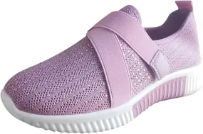 Womens Orthopedic Diabetic Walking Shoes Slip On Sneakers with Arch Support Comfortable Casual Loafers Plantar Fasciitis Foot Pain Relief