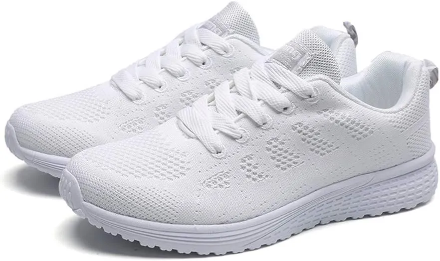 Women’s Supportive Running Shoe Fashion Women's Running Shoes Mesh Flat Shoes Casual Straps Sneaker