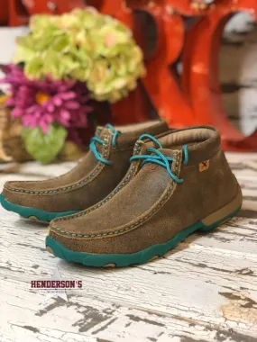 Women's Turq Fever Driving Moc