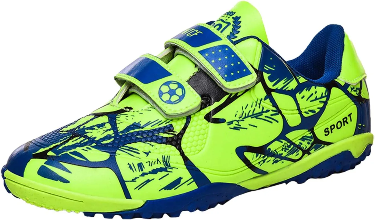 YUKTOPA Kids Men's Soccer Cleats Athletic Shoes Ground Football Profession Training Boots(Little Kid/Big Kid/Men)