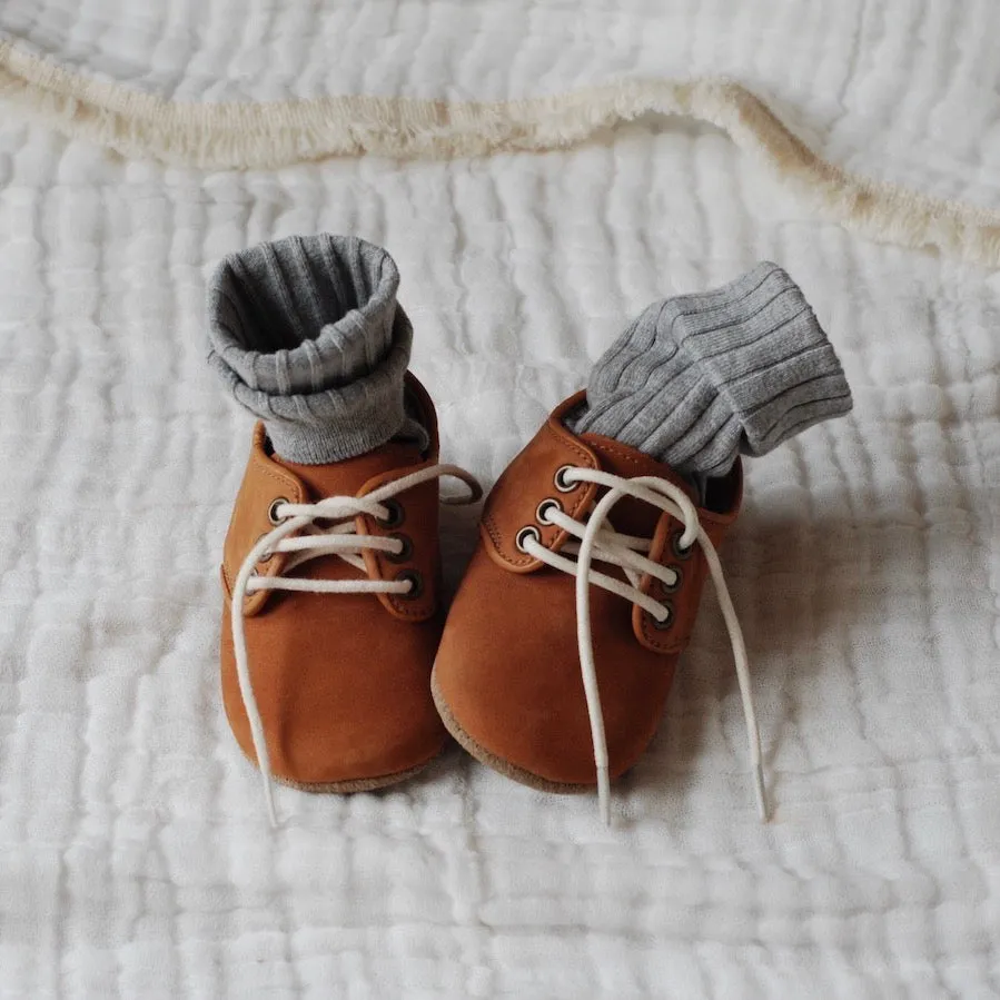 z Baby Oxford Shoes for Toddlers Tan (Baby)
