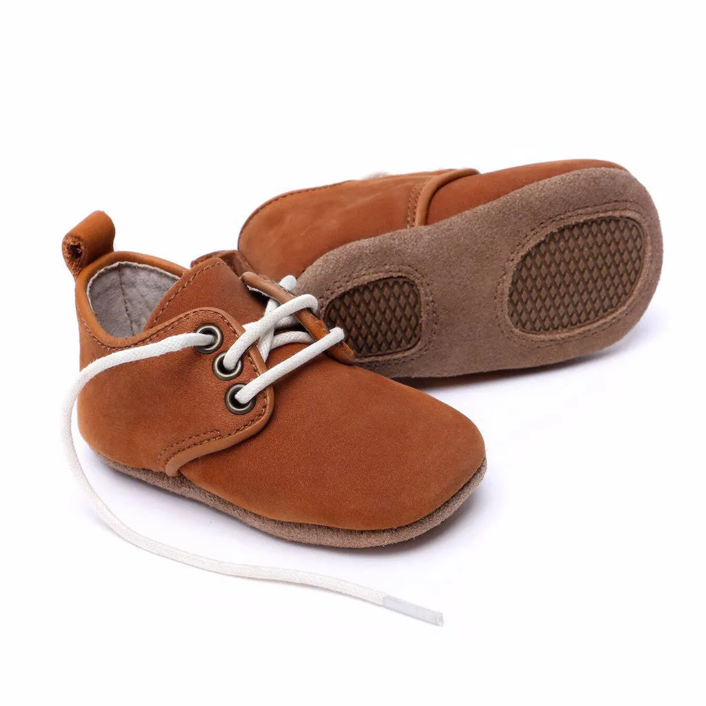z Baby Oxford Shoes for Toddlers Tan (Baby)